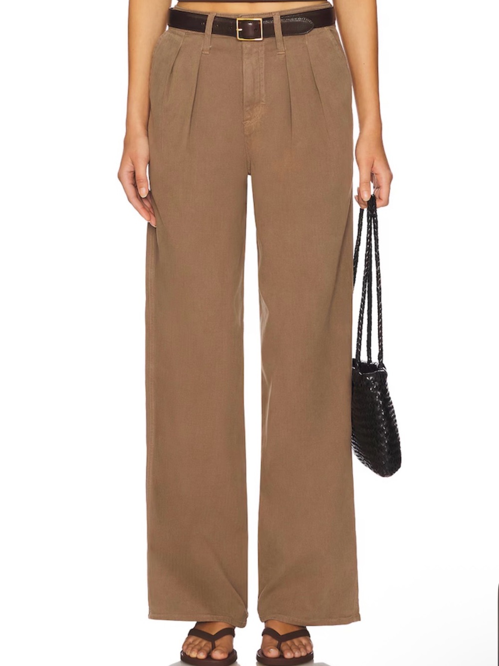 NWT AMO Sheryl Trouser in coffee Brown